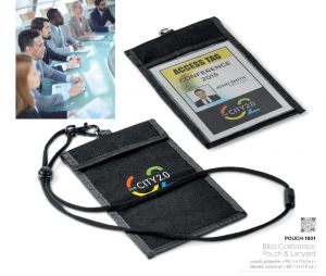 Bliss Conference Pouch and Lanyard